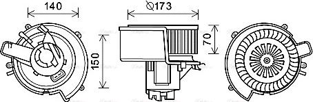 Ava Quality Cooling OL8636 - Sisätilapuhallin inparts.fi