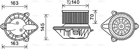 Ava Quality Cooling OL8624 - Sisätilapuhallin inparts.fi