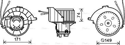 Ava Quality Cooling OL8628 - Sisätilapuhallin inparts.fi