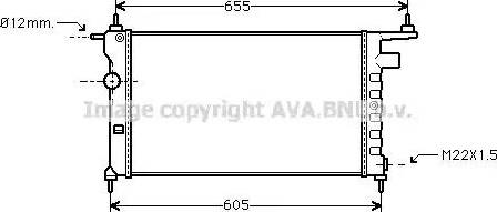 Ava Quality Cooling OL 2183 - Jäähdytin,moottorin jäähdytys inparts.fi