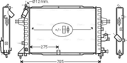 Ava Quality Cooling OL 2364 - Jäähdytin,moottorin jäähdytys inparts.fi