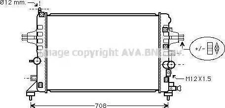 Ava Quality Cooling OL 2363 - Jäähdytin,moottorin jäähdytys inparts.fi