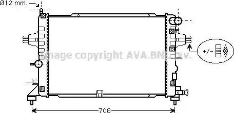 Ava Quality Cooling OL 2381 - Jäähdytin,moottorin jäähdytys inparts.fi