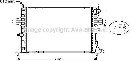 Ava Quality Cooling OL 2293 - Jäähdytin,moottorin jäähdytys inparts.fi