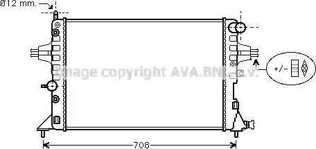 Ava Quality Cooling OL 2254 - Jäähdytin,moottorin jäähdytys inparts.fi