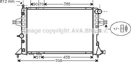 Ava Quality Cooling OL 2329 - Jäähdytin,moottorin jäähdytys inparts.fi