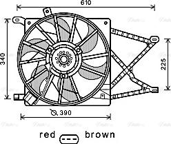 Ava Quality Cooling OL7544 - Tuuletin, moottorin jäähdytys inparts.fi