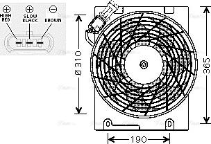 Ava Quality Cooling OL 7508 - Tuuletin, moottorin jäähdytys inparts.fi