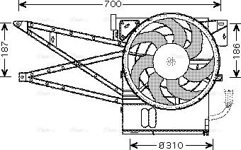 Ava Quality Cooling OL 7515 - Tuuletin, moottorin jäähdytys inparts.fi