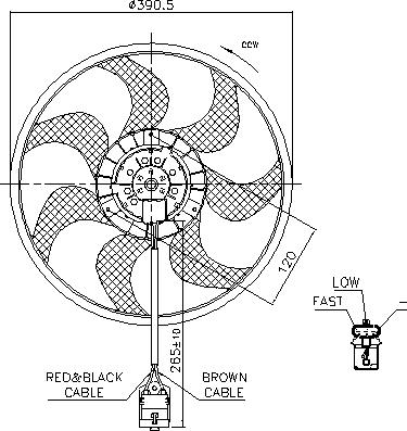 Ava Quality Cooling OL 7524 - Tuuletin, moottorin jäähdytys inparts.fi