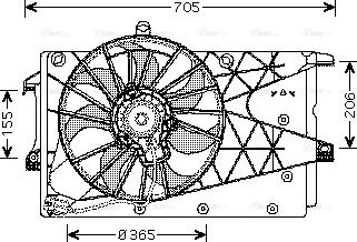 Ava Quality Cooling OL 7526 - Tuuletin, moottorin jäähdytys inparts.fi