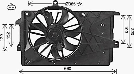 Ava Quality Cooling OL 7527 - Tuuletin, moottorin jäähdytys inparts.fi