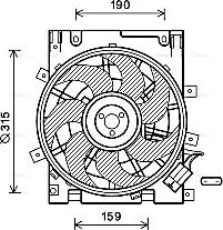 Ava Quality Cooling OL7604 - Tuuletin, moottorin jäähdytys inparts.fi