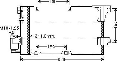 Ava Quality Cooling OLA5251D - Lauhdutin, ilmastointilaite inparts.fi