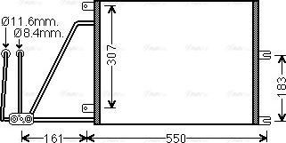 Ava Quality Cooling OLA5265 - Lauhdutin, ilmastointilaite inparts.fi