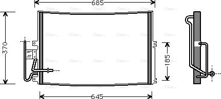 Ava Quality Cooling OLA5274 - Lauhdutin, ilmastointilaite inparts.fi