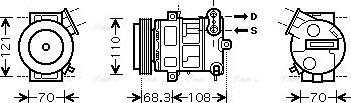 Ava Quality Cooling OLAK418 - Kompressori, ilmastointilaite inparts.fi