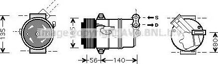 Ava Quality Cooling OL K428 - Kompressori, ilmastointilaite inparts.fi