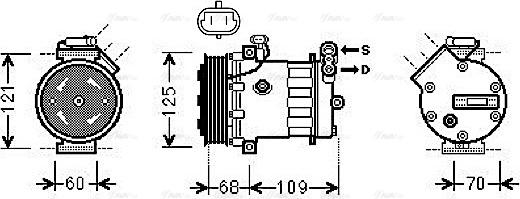 Ava Quality Cooling OL K475 - Kompressori, ilmastointilaite inparts.fi