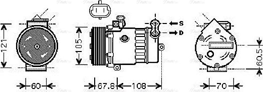 Ava Quality Cooling OLAK477 - Kompressori, ilmastointilaite inparts.fi