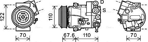 Ava Quality Cooling OLAK605 - Kompressori, ilmastointilaite inparts.fi