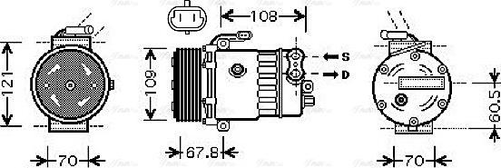 Ava Quality Cooling OLAK139 - Kompressori, ilmastointilaite inparts.fi