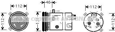 Ava Quality Cooling OLAK278 - Kompressori, ilmastointilaite inparts.fi