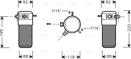 Ava Quality Cooling OL D118 - Kuivain, ilmastointilaite inparts.fi