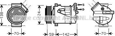 Ava Quality Cooling OL K450 - Kompressori, ilmastointilaite inparts.fi