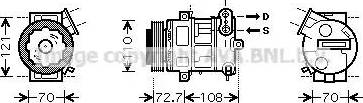 Ava Quality Cooling OL K419 - Kompressori, ilmastointilaite inparts.fi