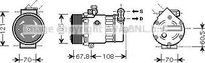 Ava Quality Cooling OL K477 - Kompressori, ilmastointilaite inparts.fi