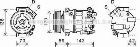 Ava Quality Cooling OLK576 - Kompressori, ilmastointilaite inparts.fi