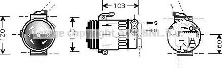 Ava Quality Cooling OL K350 - Kompressori, ilmastointilaite inparts.fi