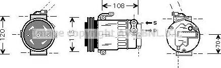 Ava Quality Cooling OL K312 - Kompressori, ilmastointilaite inparts.fi