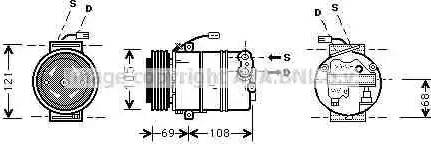 Ava Quality Cooling OL K373 - Kompressori, ilmastointilaite inparts.fi