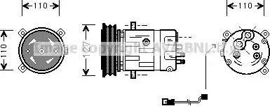 Ava Quality Cooling OL K290 - Kompressori, ilmastointilaite inparts.fi