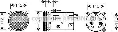 Ava Quality Cooling OL K278 - Kompressori, ilmastointilaite inparts.fi