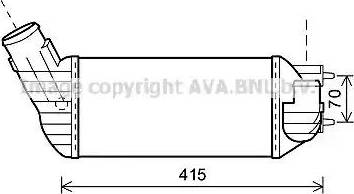 Ava Quality Cooling PE4360 - Välijäähdytin inparts.fi