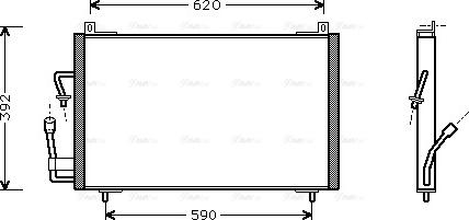 Ava Quality Cooling PE 5182 - Lauhdutin, ilmastointilaite inparts.fi