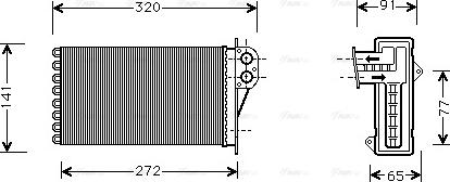 Ava Quality Cooling PE 6199 - Lämmityslaitteen kenno inparts.fi