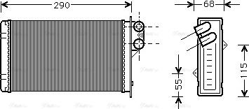 Ava Quality Cooling PE 6100 - Lämmityslaitteen kenno inparts.fi