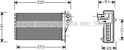 Ava Quality Cooling PE6356 - Lämmityslaitteen kenno inparts.fi