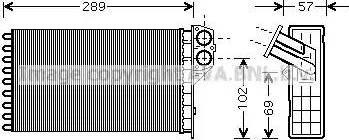 Ava Quality Cooling PE 6226 - Lämmityslaitteen kenno inparts.fi