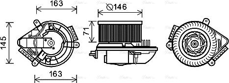 Ava Quality Cooling PE8504 - Sisätilapuhallin inparts.fi