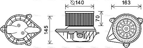 Ava Quality Cooling PE8373 - Sisätilapuhallin inparts.fi