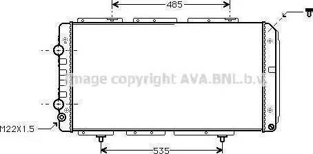 Ava Quality Cooling PE 2146 - Jäähdytin,moottorin jäähdytys inparts.fi