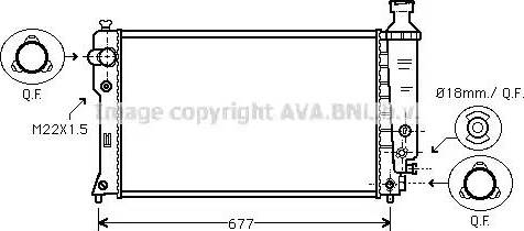 Ava Quality Cooling PE 2135 - Jäähdytin,moottorin jäähdytys inparts.fi