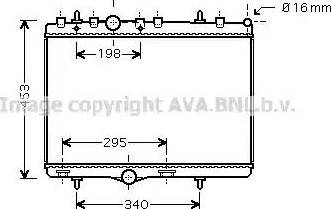 Ava Quality Cooling PE 2290 - Jäähdytin,moottorin jäähdytys inparts.fi