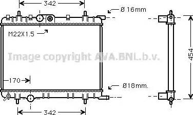 Ava Quality Cooling PE2253 - Jäähdytin,moottorin jäähdytys inparts.fi