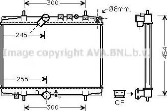 Ava Quality Cooling PE 2202 - Jäähdytin,moottorin jäähdytys inparts.fi